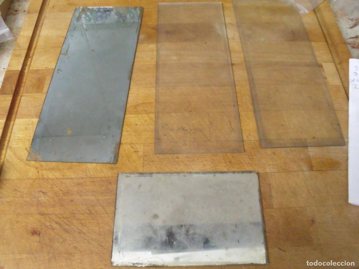 Ricambi di orologi: 2 cristales y 2 espejos para relojes de pared-lote 610