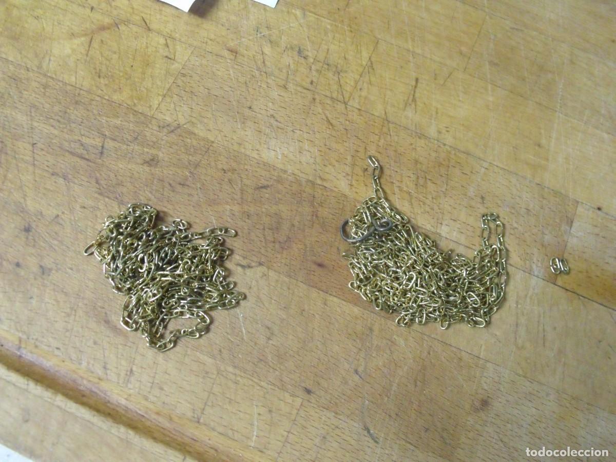 Pe&ccedil;as de reposi&ccedil;&atilde;o de rel&oacute;gios: 2 cadenas antiguas para cuco-lote 610