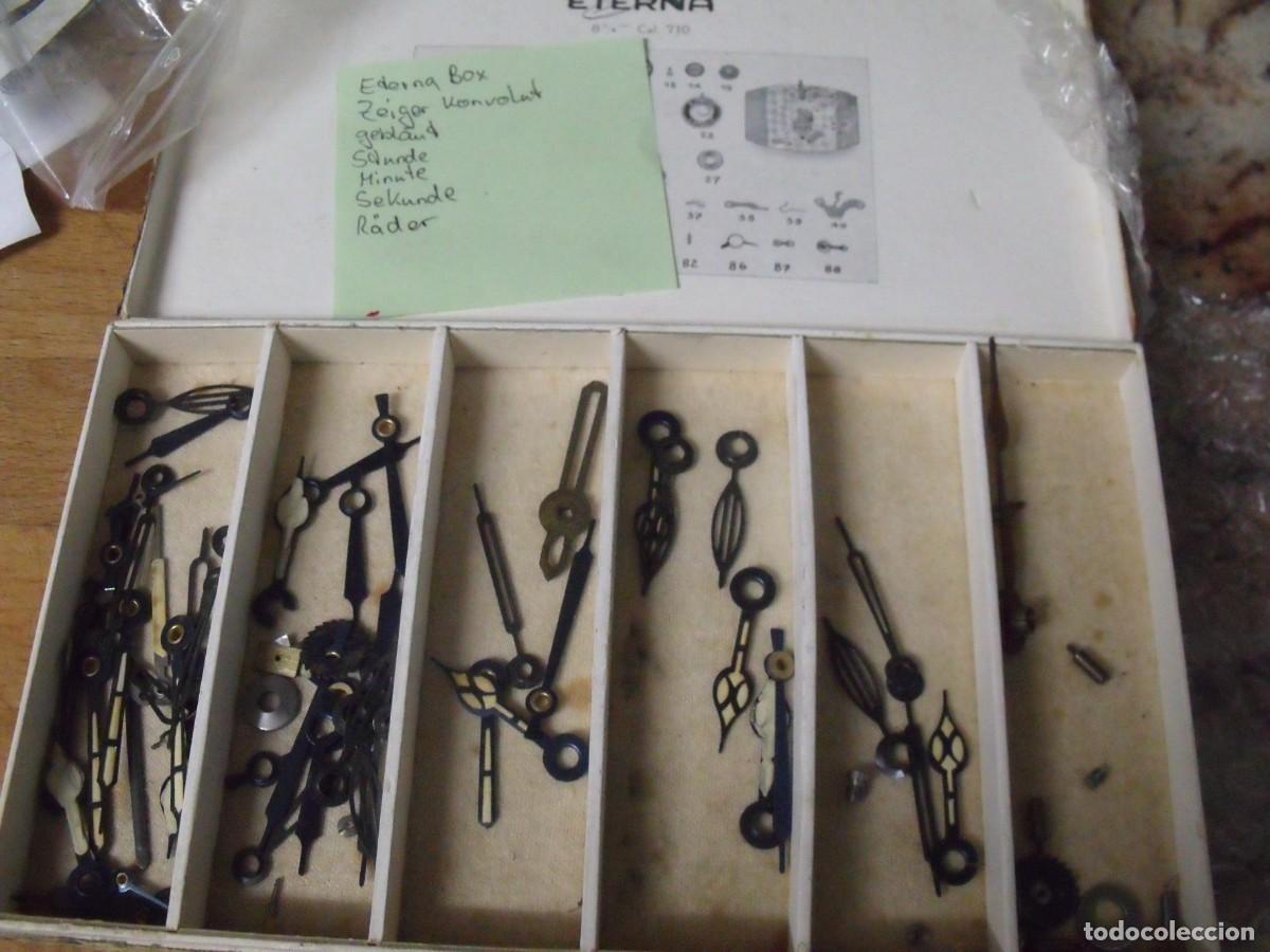 Pe&ccedil;as de reposi&ccedil;&atilde;o de rel&oacute;gios: gran lote de agujas fosforescentes para despertador-lote 610