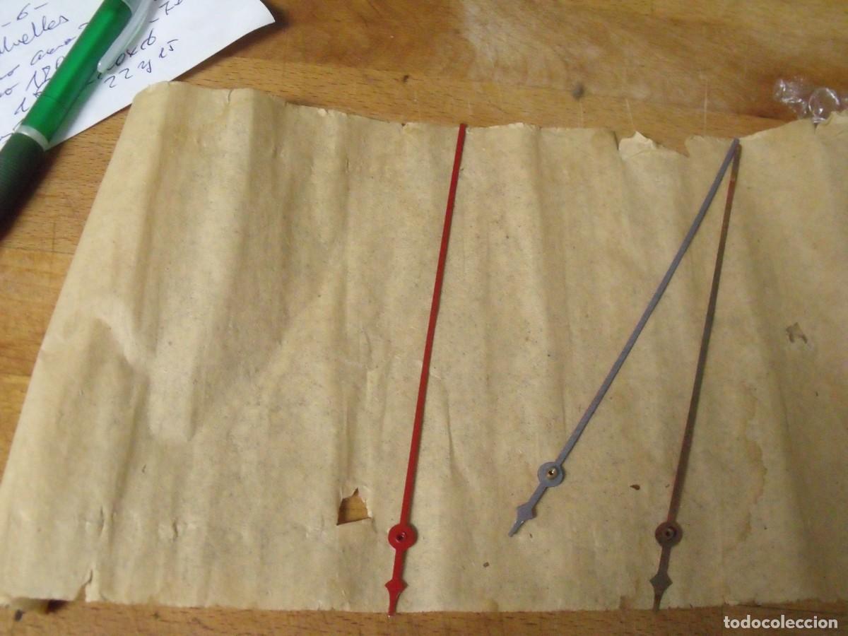 Pe&ccedil;as de reposi&ccedil;&atilde;o de rel&oacute;gios: gran lote de 9-10 agujas largas de segundero-250 mm largo-lote 610