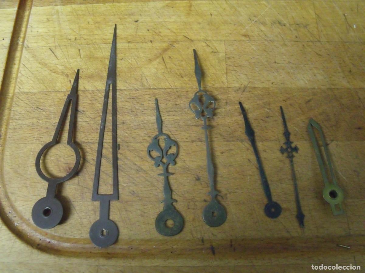 Pe&ccedil;as de reposi&ccedil;&atilde;o de rel&oacute;gios: 7 agujas-2 parejas para relojes de pared-lote 610