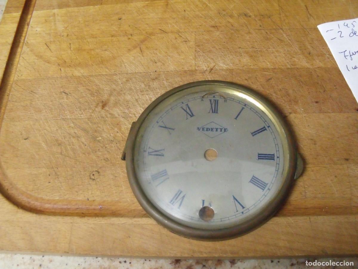 Recambios de relojes: 1 puerta con cristal abombado y esfera-lote 609