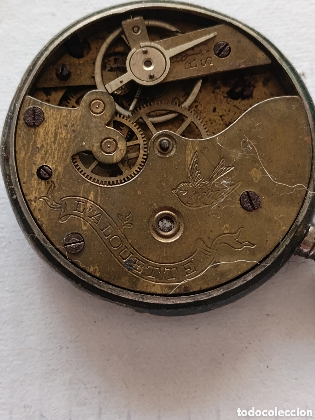 Recambios de relojes: Reloj plata 800 sellado - Foto 5
