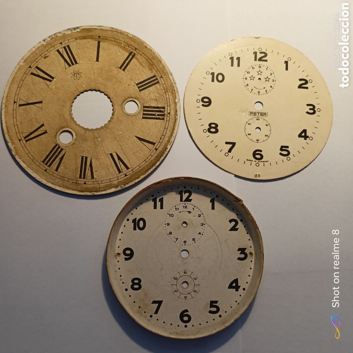 Pi&egrave;ces de rechange de montres et horloges: TRES ESFERAS PARA RELOJES ANTIGUOS