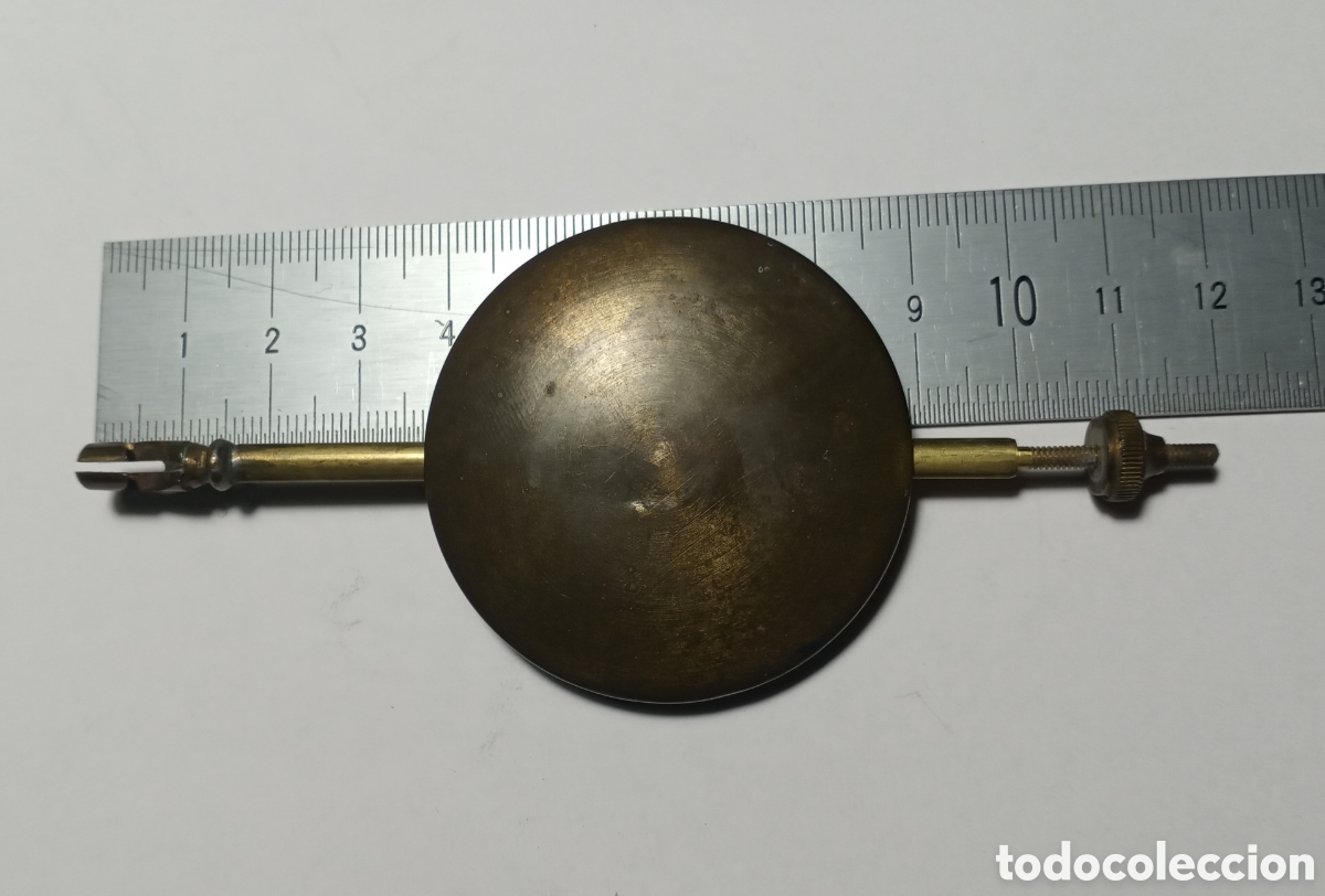 Recambios de relojes: ANTIGUO P&Eacute;NDULO PARA RELOJ - Foto 2