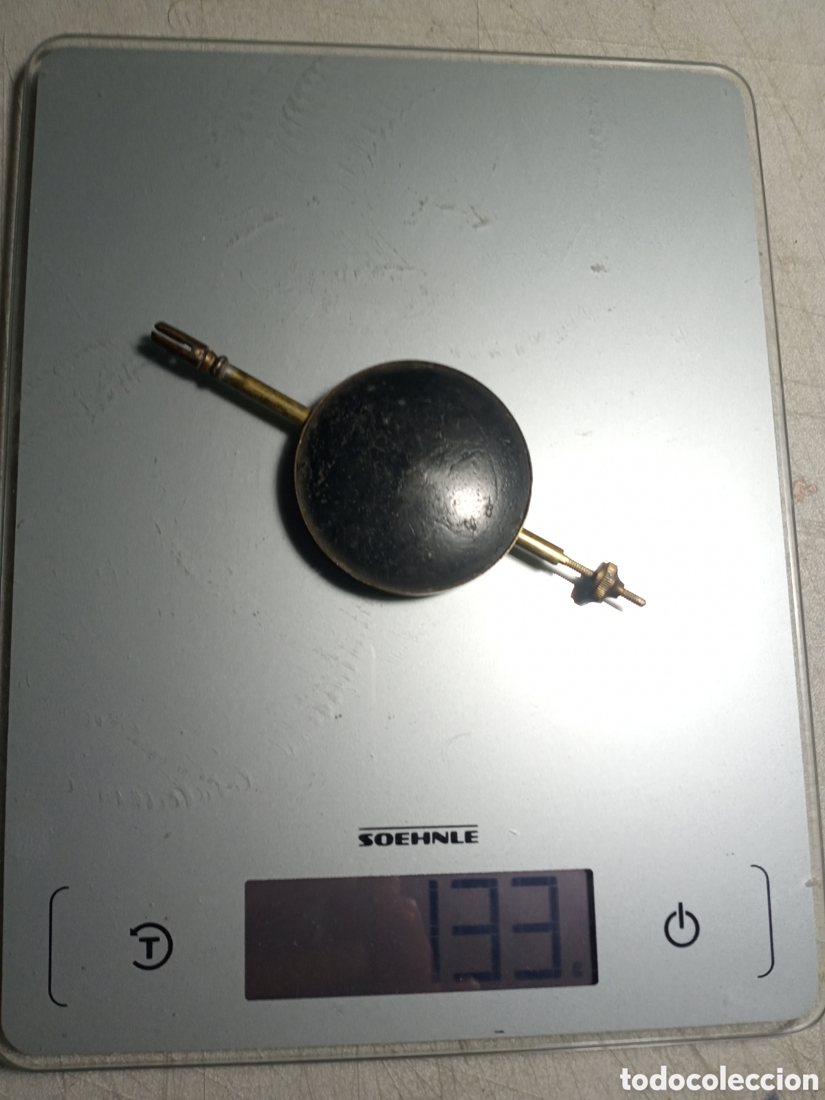 Recambios de relojes: ANTIGUO P&Eacute;NDULO PARA RELOJ - Foto 4