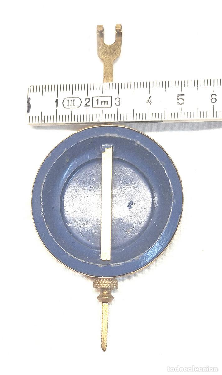 Recambios de relojes: Pendulo Reloj Nuevo. Med. 10 cm - Foto 2
