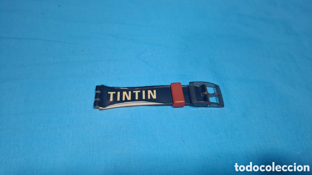 Recambios de relojes: PARTE DE CORREA RELOJ - TINTIN . - Foto 1