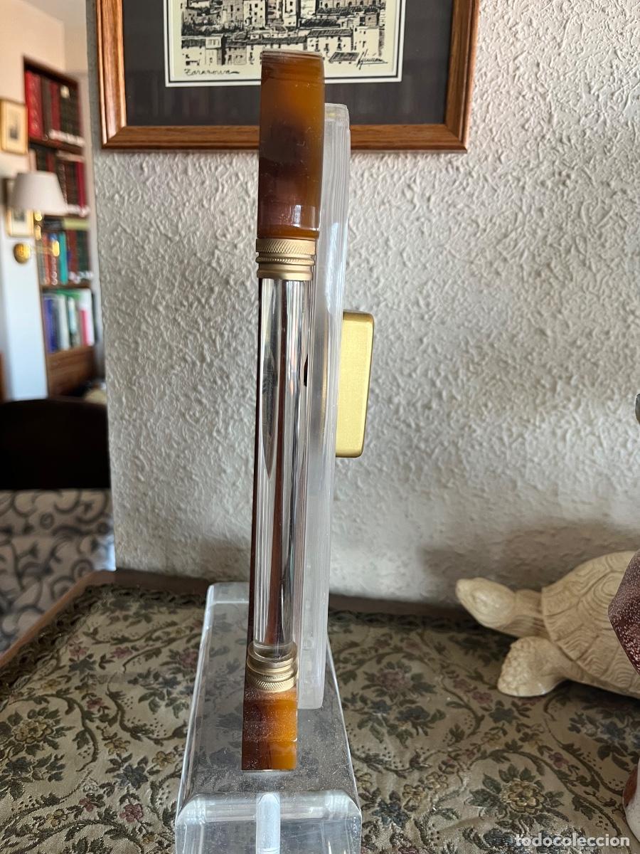 Recambios de relojes: Reloj de mesa en metacrilato con forma de arpa - Foto 2