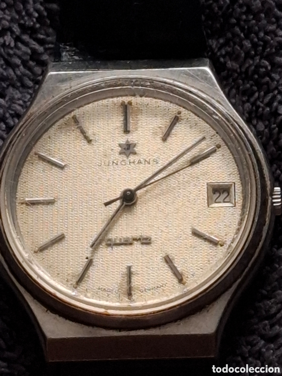 Recambios de relojes: Reloj Junghans Quartz, No Funciona. - Foto 3