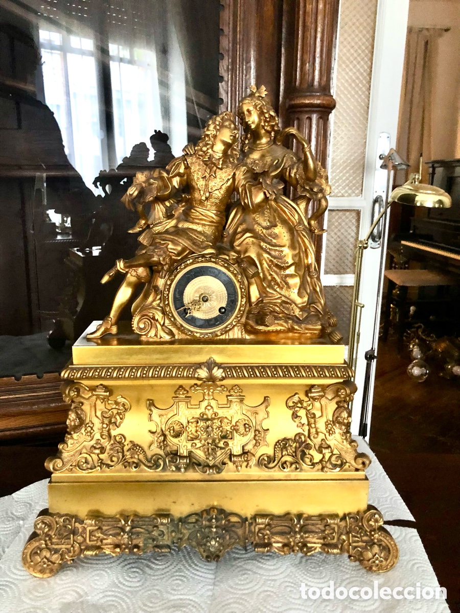 Recambios de relojes: Reloj de bronce sobremesa - Foto 1