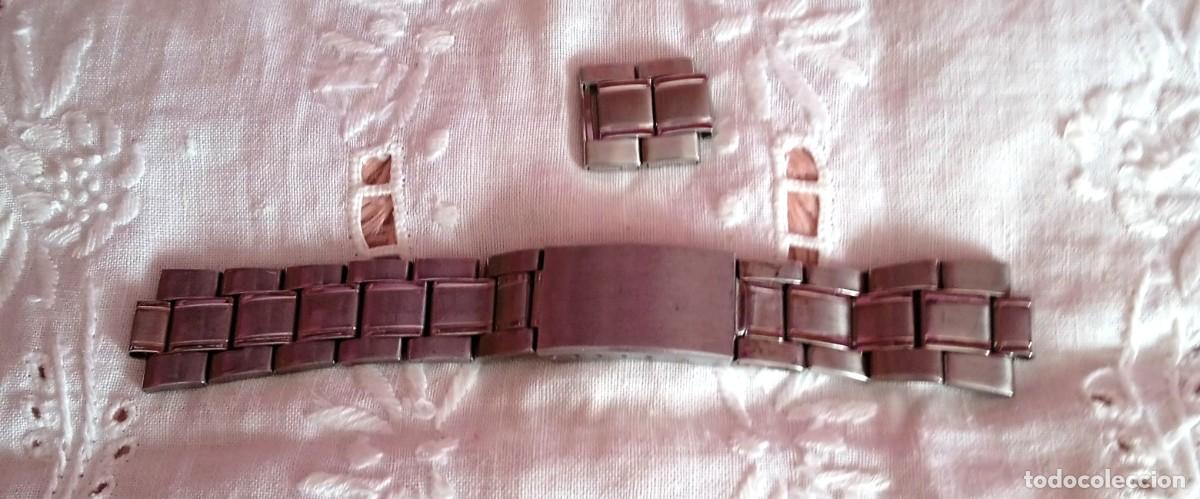 Recambios de relojes: CORREA DE RELOJ ACERO INOXIDABLE - Foto 1