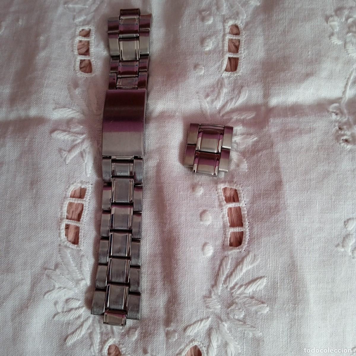 Recambios de relojes: CORREA DE RELOJ ACERO INOXIDABLE - Foto 2