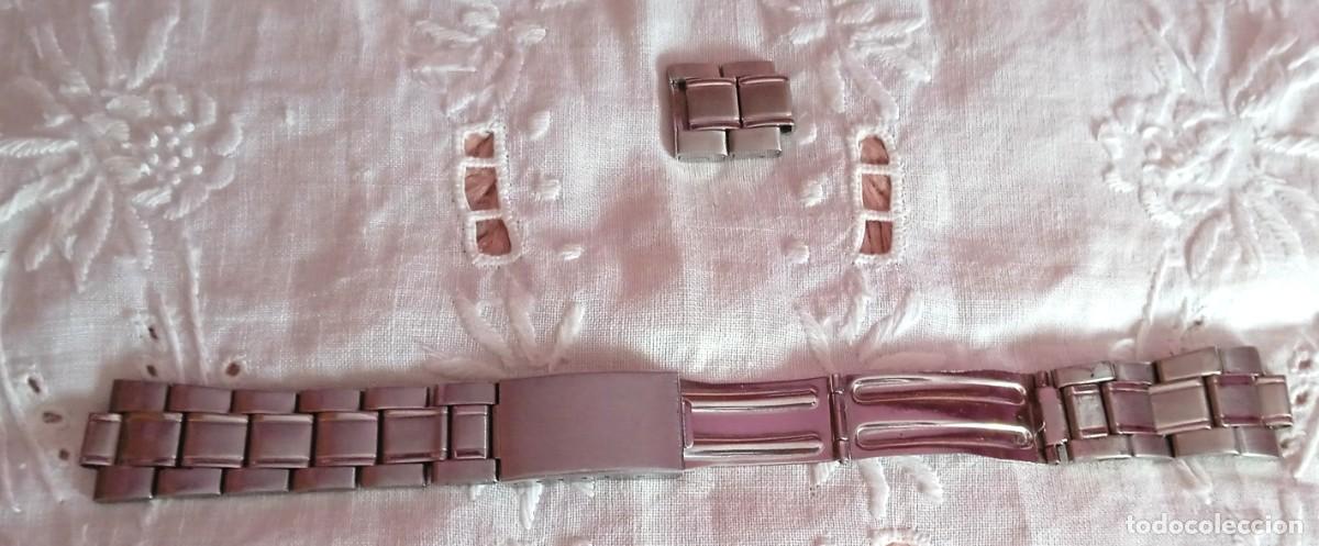 Recambios de relojes: CORREA DE RELOJ ACERO INOXIDABLE - Foto 3