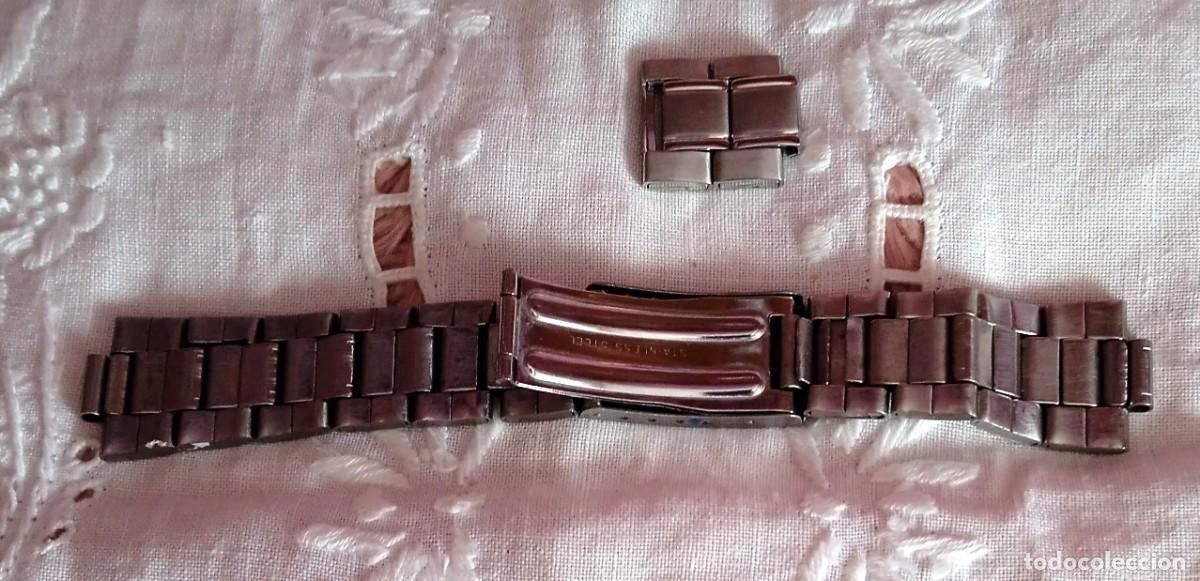 Recambios de relojes: CORREA DE RELOJ ACERO INOXIDABLE - Foto 4