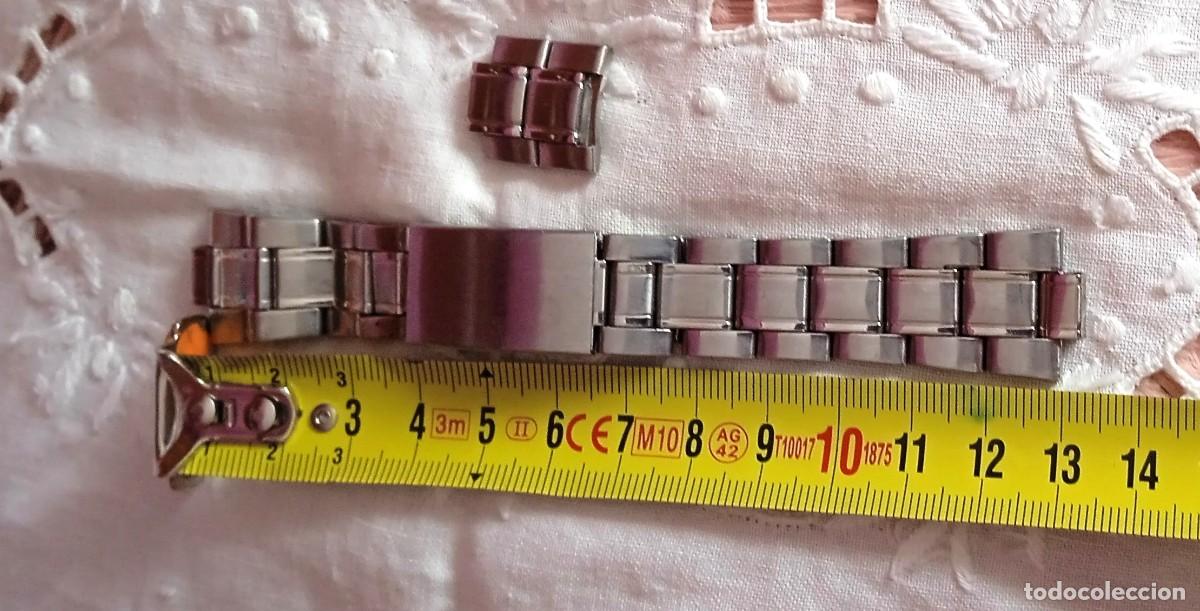 Recambios de relojes: CORREA DE RELOJ ACERO INOXIDABLE - Foto 5