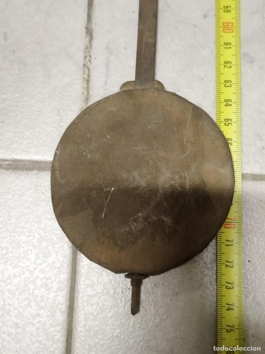 Recambios de relojes: Antiguo gran p&eacute;ndulo de reloj. - Foto 8