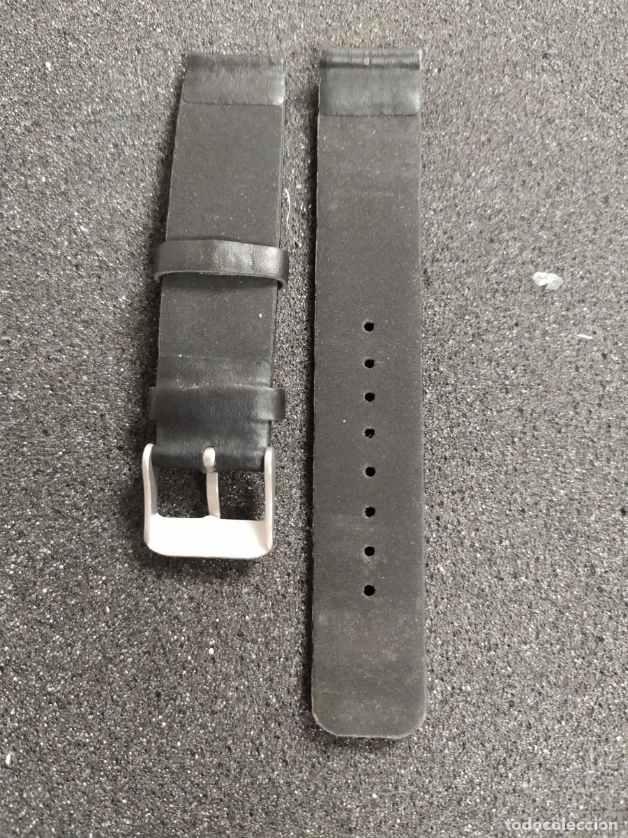 Ersatzteile f&uuml;r Uhren: CORREA RELOJ PIEL CUERO NEGRA NUEVA 18mm**LIQUIDACION**-PULSERA RELOJ-