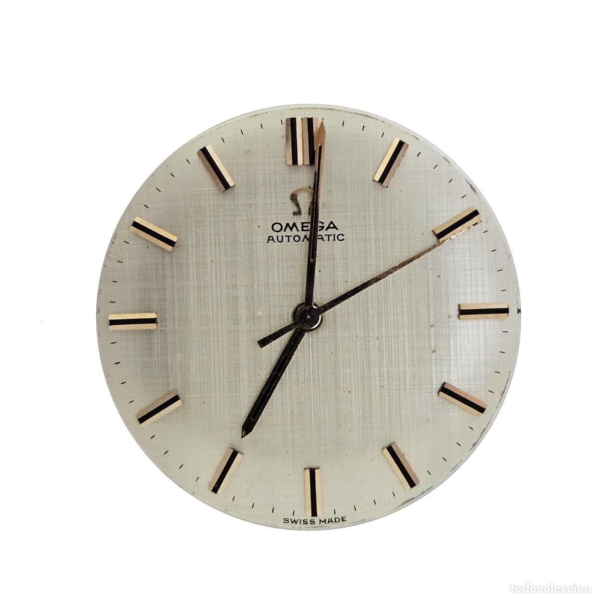 Ersatzteile f&uuml;r Uhren: MAQUINARIA RELOJ OMEGA 552 &Omega; AUTOMATIC-24 JEW-CALIBRE-BATA-ESFERA-AGUJAS-CORONA-PLEXI-A&Ntilde;OS 60-HOMBRE