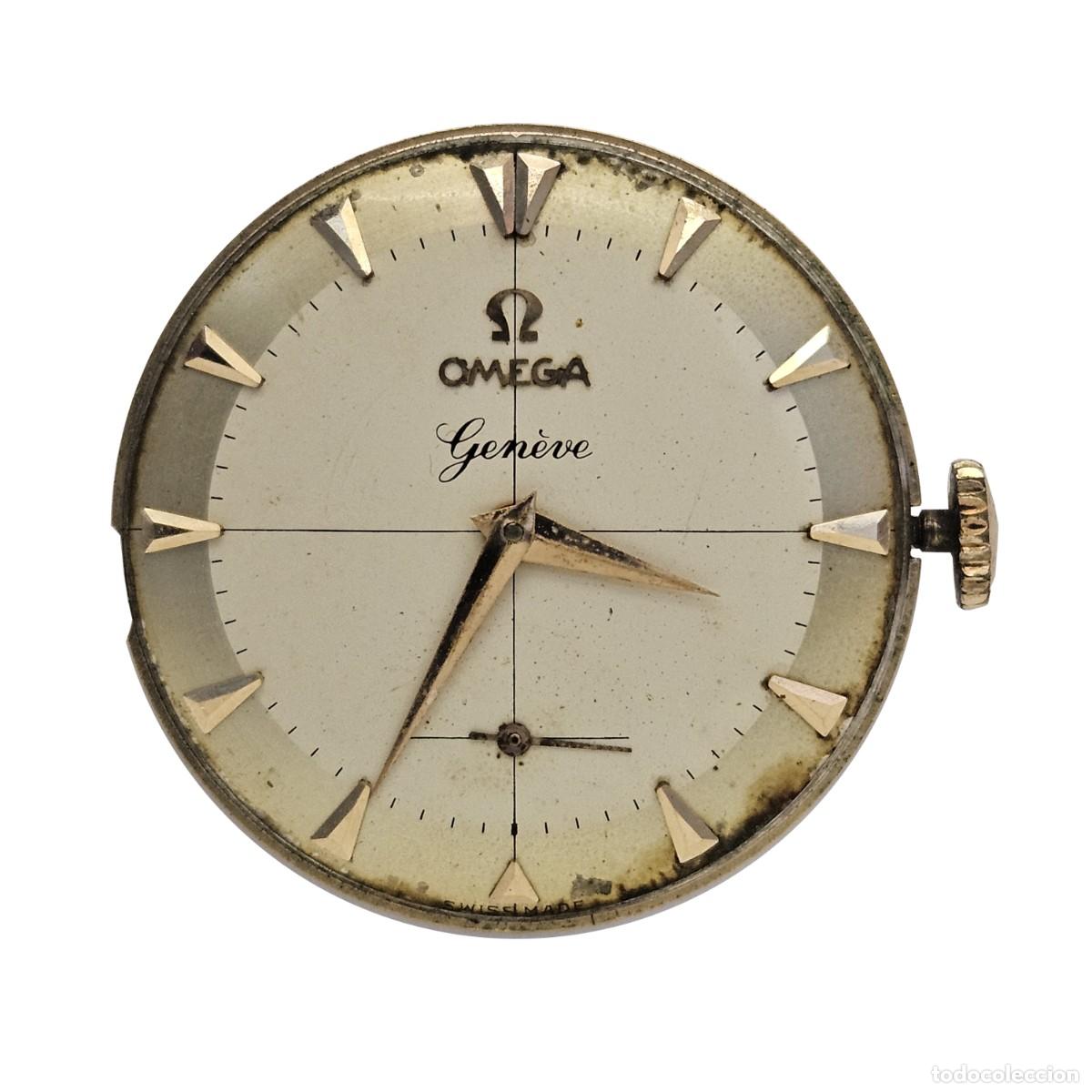 Ricambi di orologi: MAQUINARIA RELOJ OMEGA GENEVE 268 &Omega; -SWISS-17 JEWELS-ESFERA-AGUJAS-TIJA-CORONA-A&Ntilde;OS 50-HOMBRE