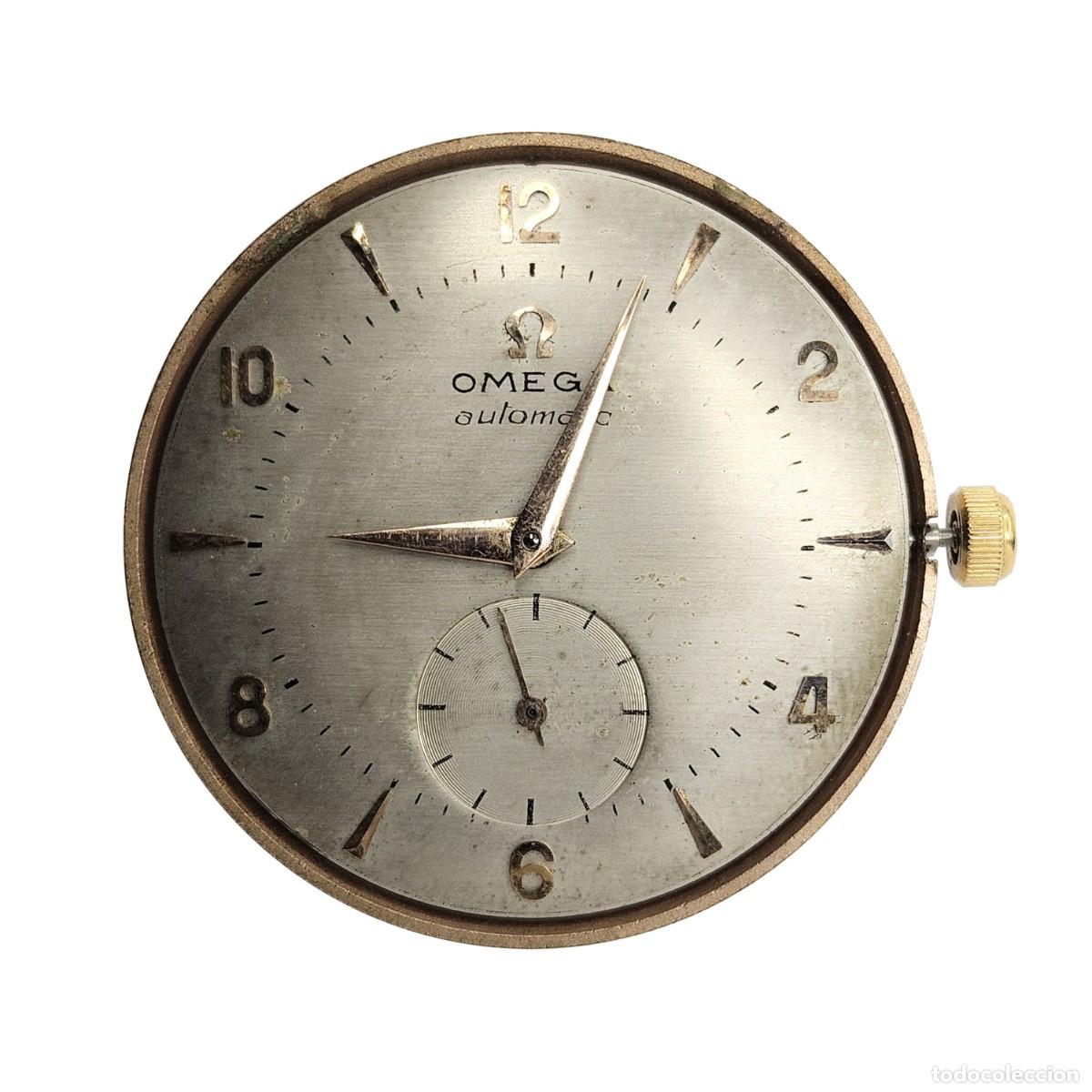 Ricambi di orologi: MAQUINARIA RELOJ OMEGA AUTOMATICO 491-CALIBRE-BATA-ESFERA-AGUJAS-TIJA-CORONA-PLEXI-A&Ntilde;OS 50-HOMBRE