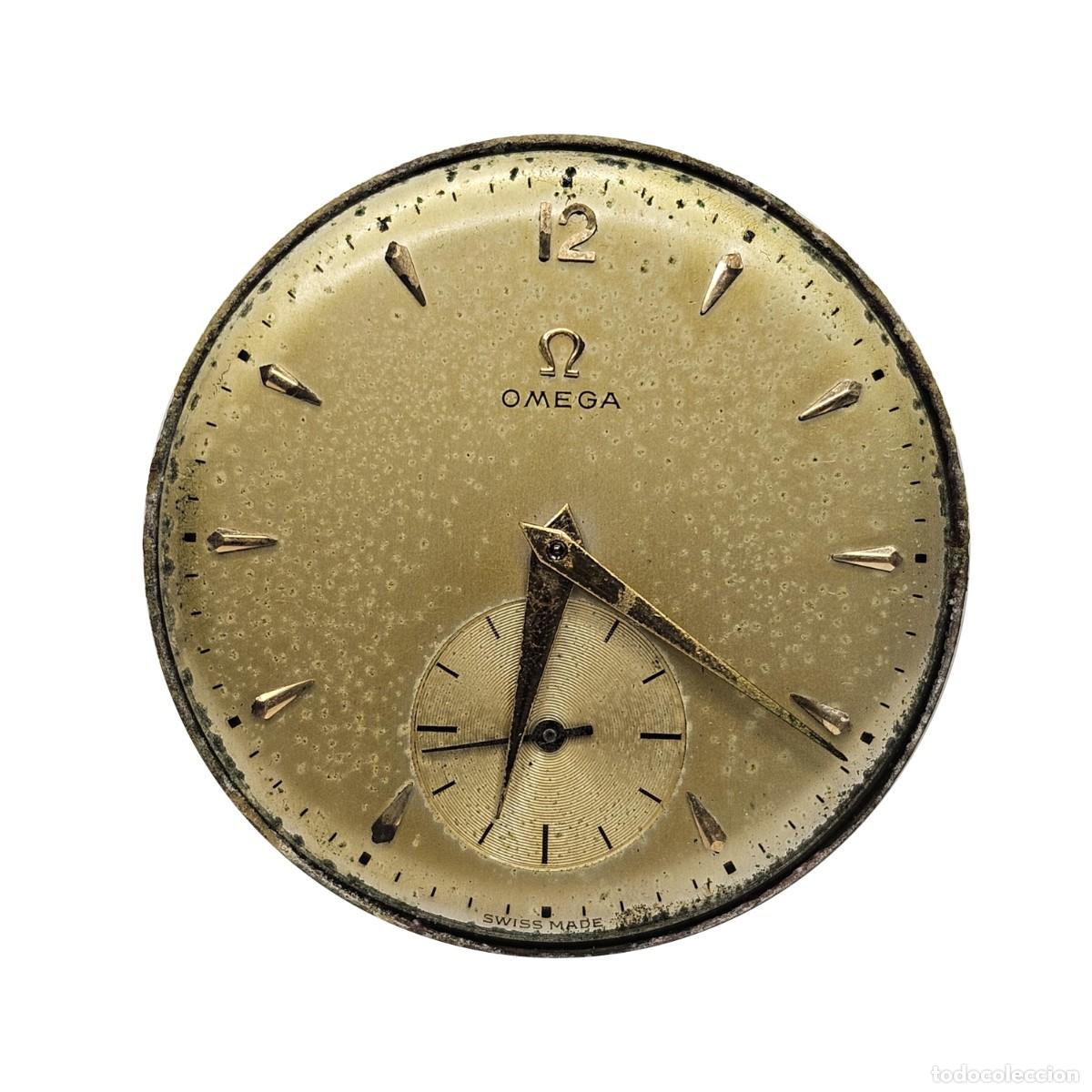 Ricambi di orologi: MAQUINARIA RELOJ OMEGA 265 &Omega;-CALIBRE-SWISS-15 JEWELS-ESFERA-AGUJAS-CORONA-TIJA-BATA-A&Ntilde;OS 50-HOMBRE