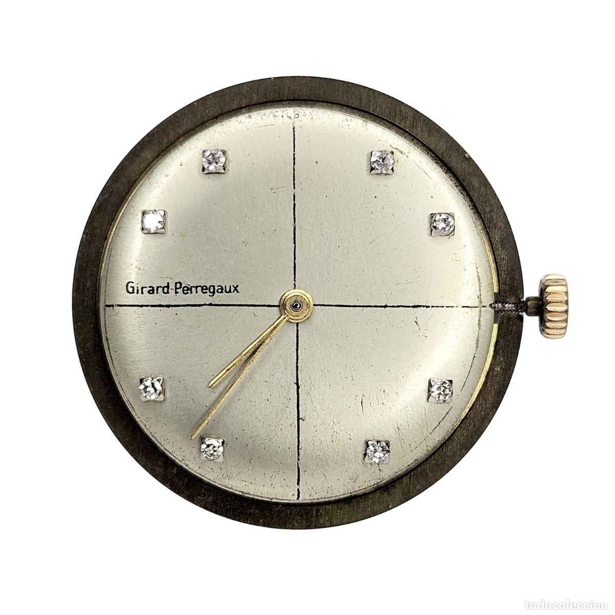 Ricambi di orologi: MAQUINARIA RELOJ GIRARD PERREGAUX-CALIBRE 320-BATA-ESFERA 8 DIAMANTES-CORONA-A&Ntilde;OS 60-HOMBRE