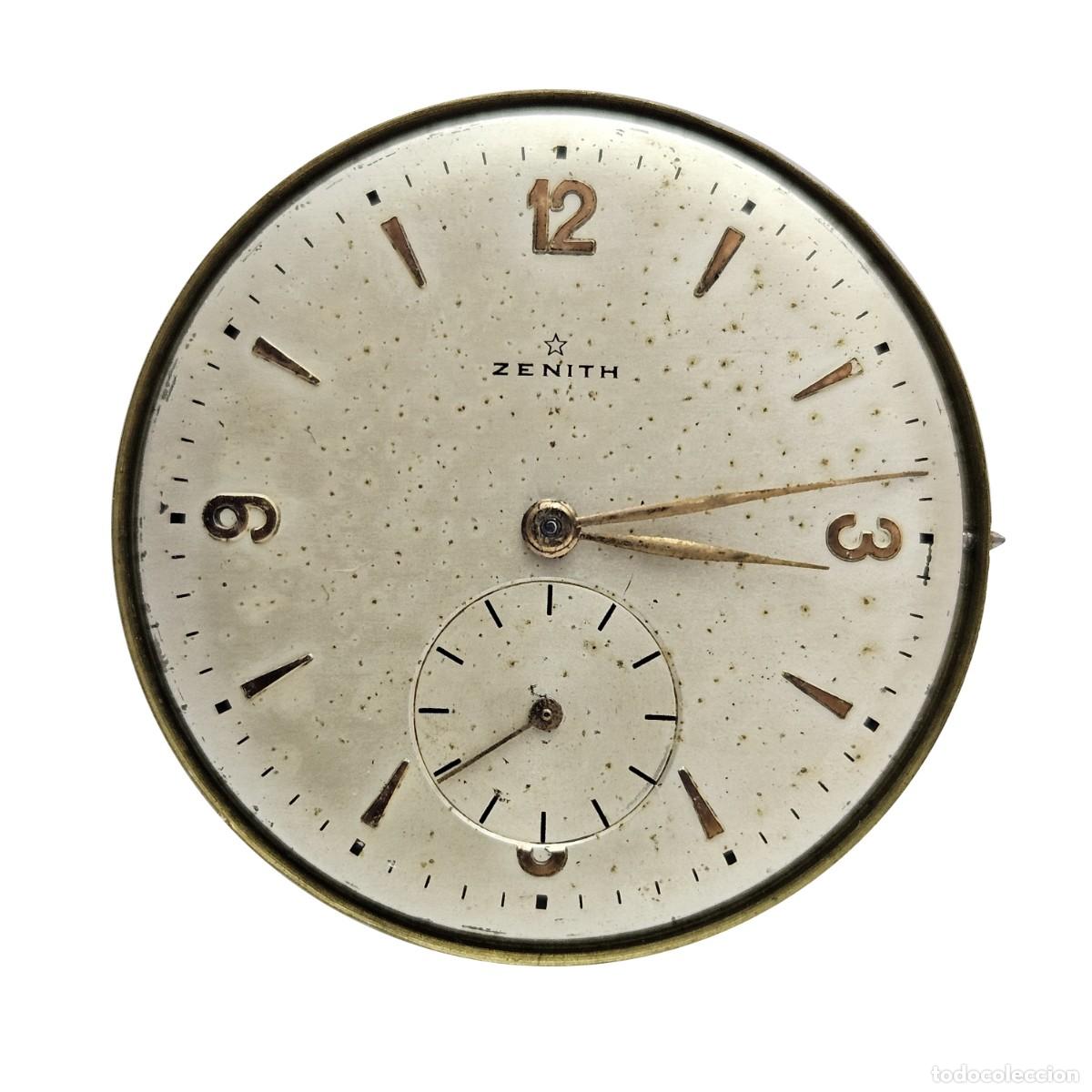 Ricambi di orologi: MAQUINARIA MECANISMO O CALIBRE DE RELOJ ZENITH. 126-6. ESFERA-BATA-AGUJAS-PLEXI-HOMBRE-A&Ntilde;OS 40