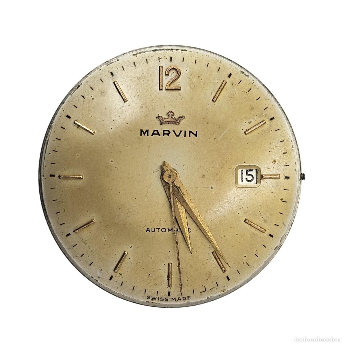 Ricambi di orologi: MAQUINARIA RELOJ MARVIN AUTOMATICO BIDYNATOR 795-CALIBRE FELSA 692-ESFERA-AGUJAS-A&Ntilde;OS 50-HOMBRE