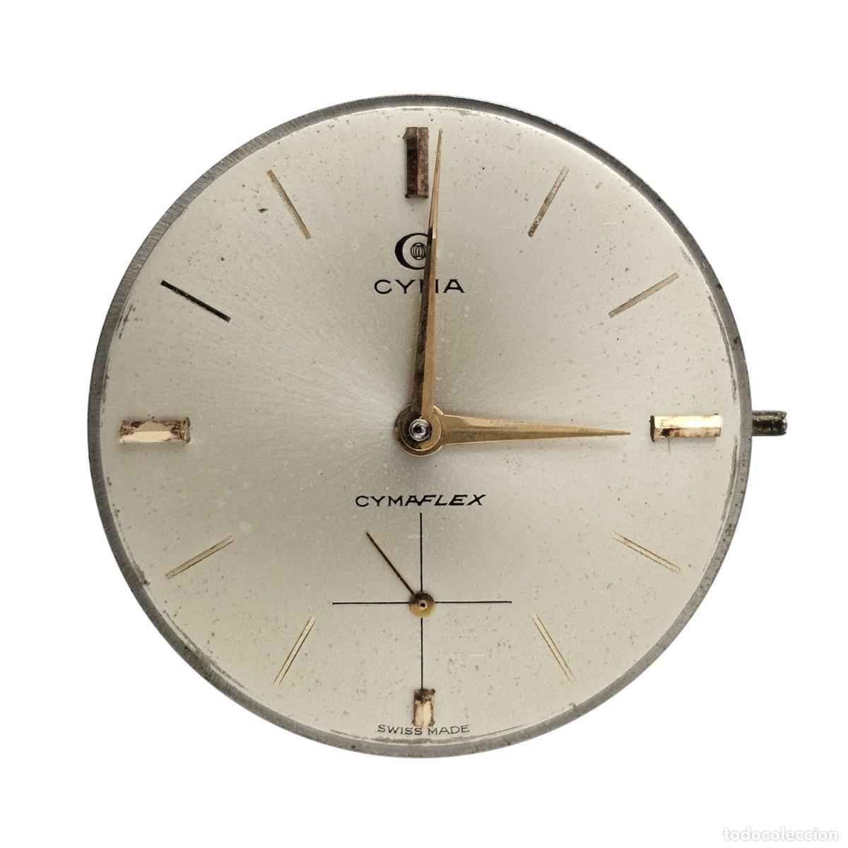 Ricambi di orologi: MAQUINARIA RELOJ-CYMA CYMAFLEX 586K-TAVANNES-CALIBRE-SWISS-ESFERA-AGUJAS-17 JEWELS-HOMBRE-A&Ntilde;OS 60