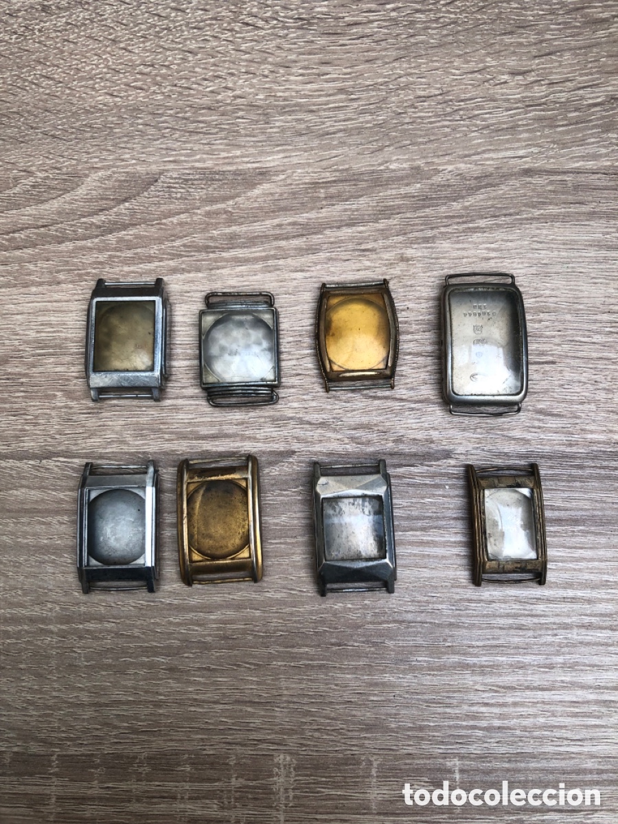 Ricambi di orologi: Caja reloj hombre lote 8 cajas