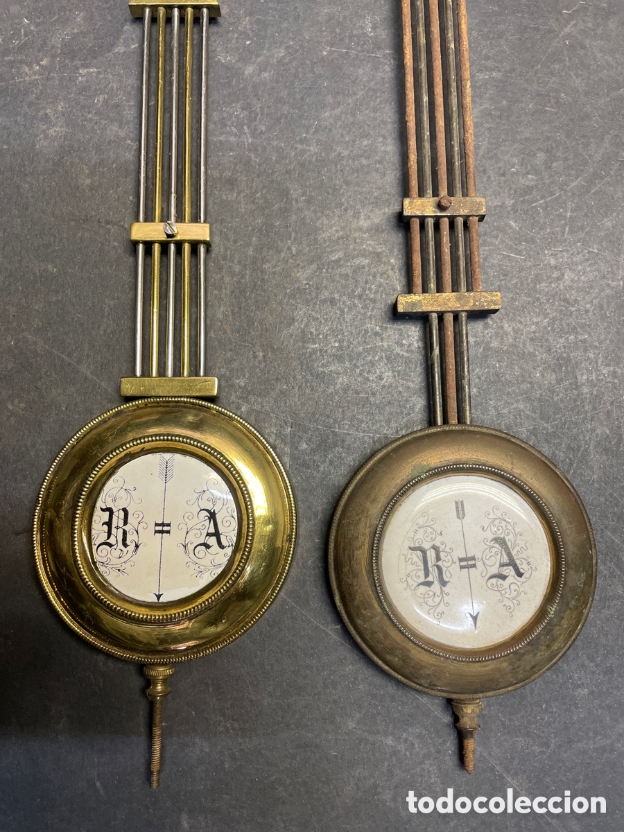 Recambios de relojes: 2 pendulos de reloj junghans - Foto 2