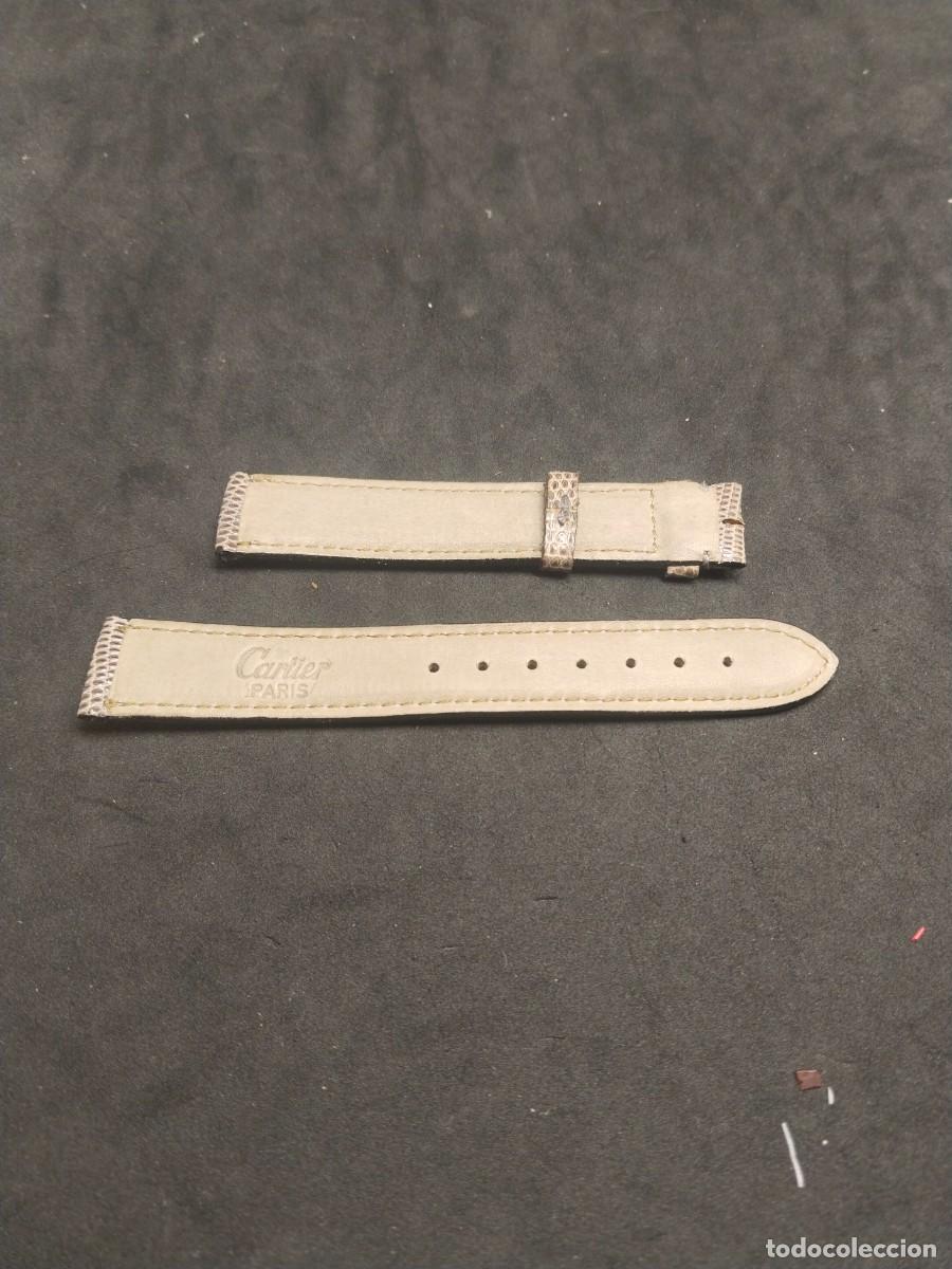 Recambios de relojes: Correa original reloj Cartier - Foto 3