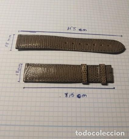 Recambios de relojes: Correa original reloj Cartier - Foto 5