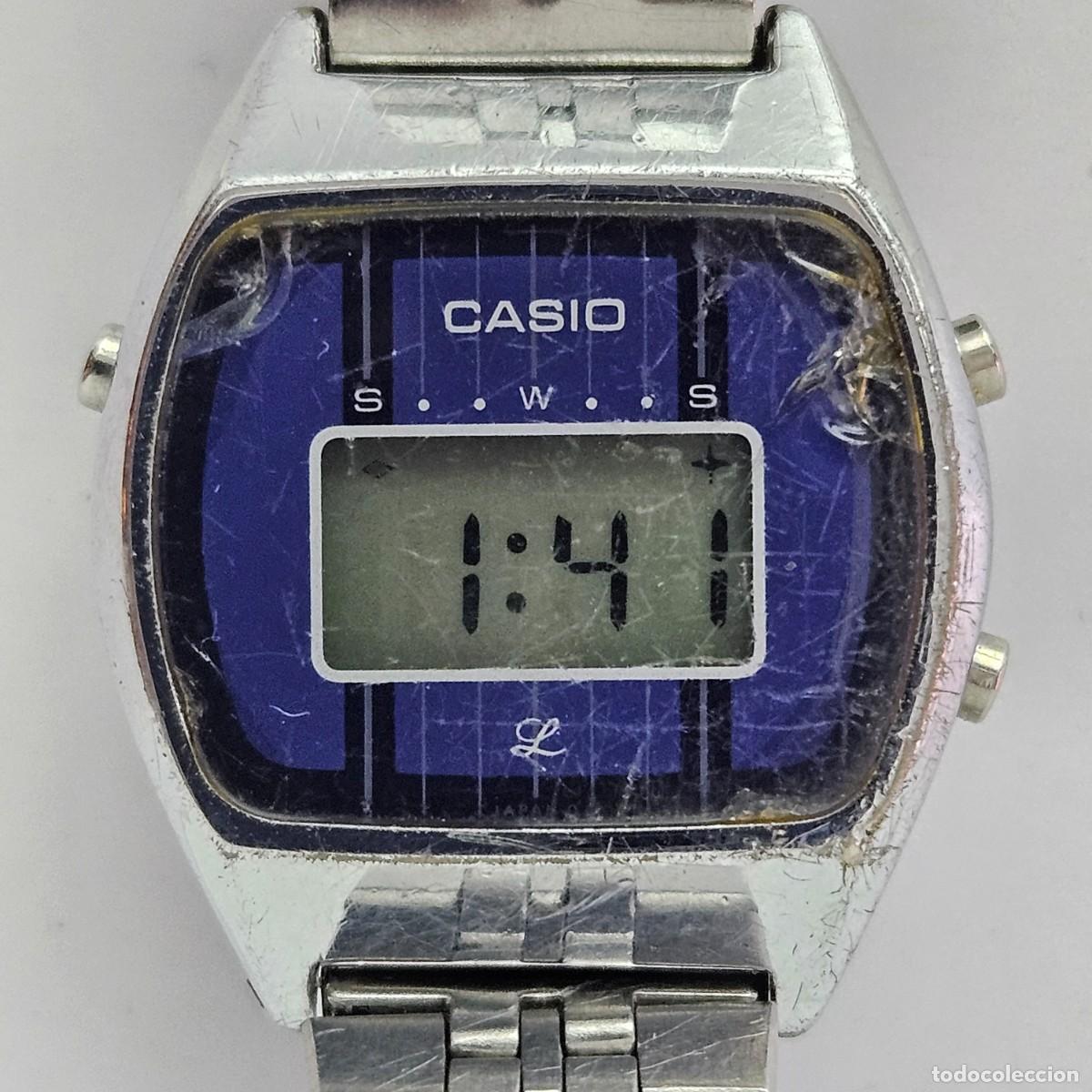 Ricambi di orologi: RELOJ CASIO QUARTZ. 505053-JAPAN M-87-LS 522-CORREA ACERO-PARA PIEZAS REPUESTOS O REPARACI&Oacute;N