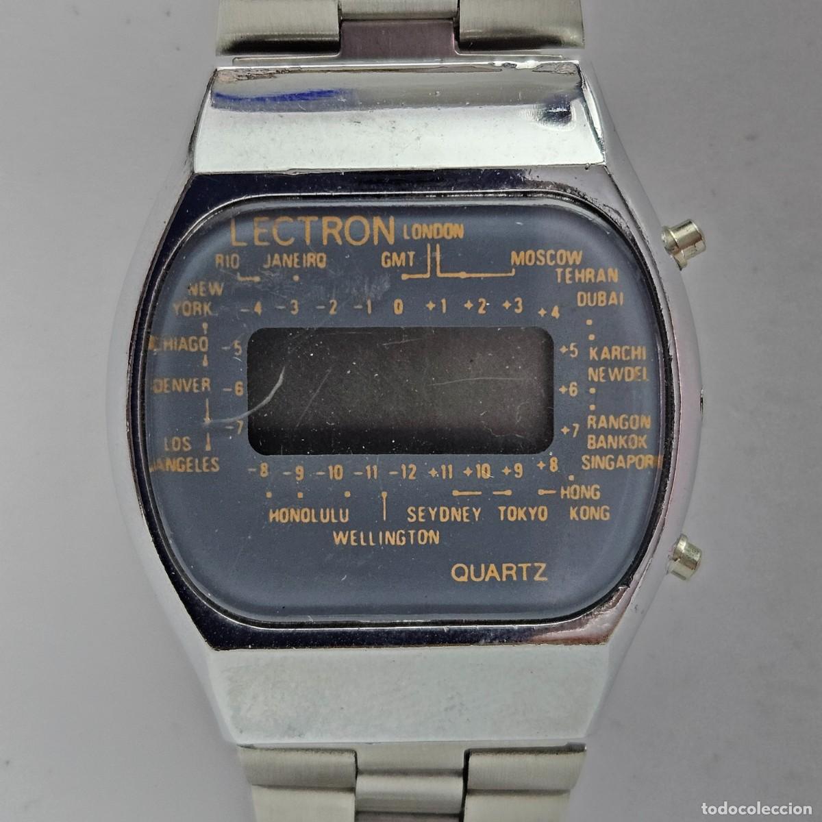 Pe&ccedil;as de reposi&ccedil;&atilde;o de rel&oacute;gios: RELOJ ELECTR&Oacute;N QUARTZ. HONG KONG-CORREA ACERO-PARA PIEZAS REPUESTOS O REPARACI&Oacute;N