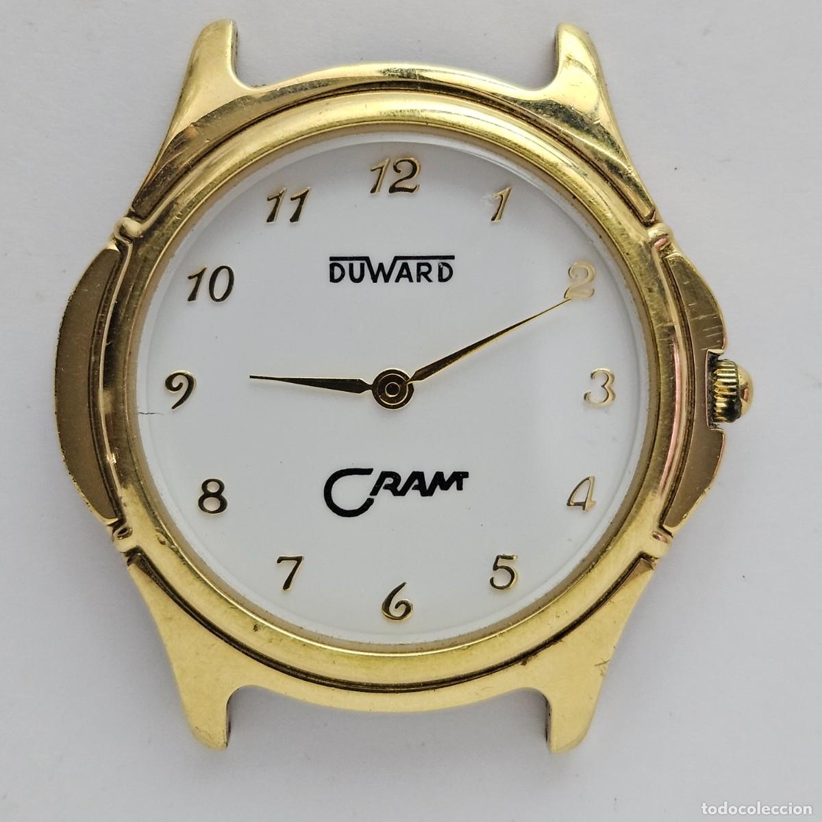 Pe&ccedil;as de reposi&ccedil;&atilde;o de rel&oacute;gios: RELOJ DUWARD CRAM QUARTZ-MIYOTA CO JAPAN-ESFERA CRISTAL-25-09-98-PARA PIEZAS REPUESTOS O REPARACI&Oacute;N