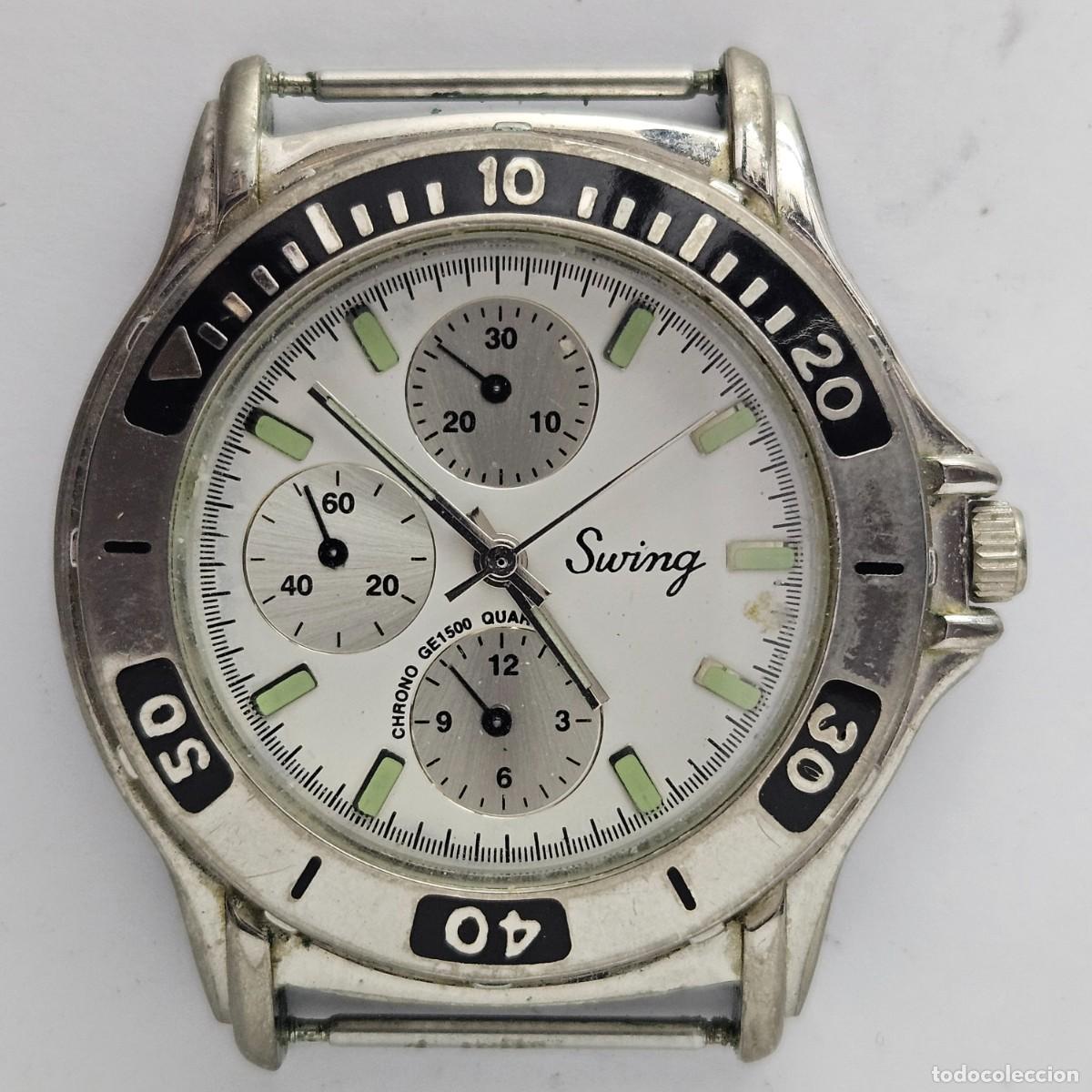 Ricambi di orologi: RELOJ SWING. QUARTZ. ACERO. CALIBRE ETA 802104-PARA PIEZAS REPUESTOS O REPARACI&Oacute;N