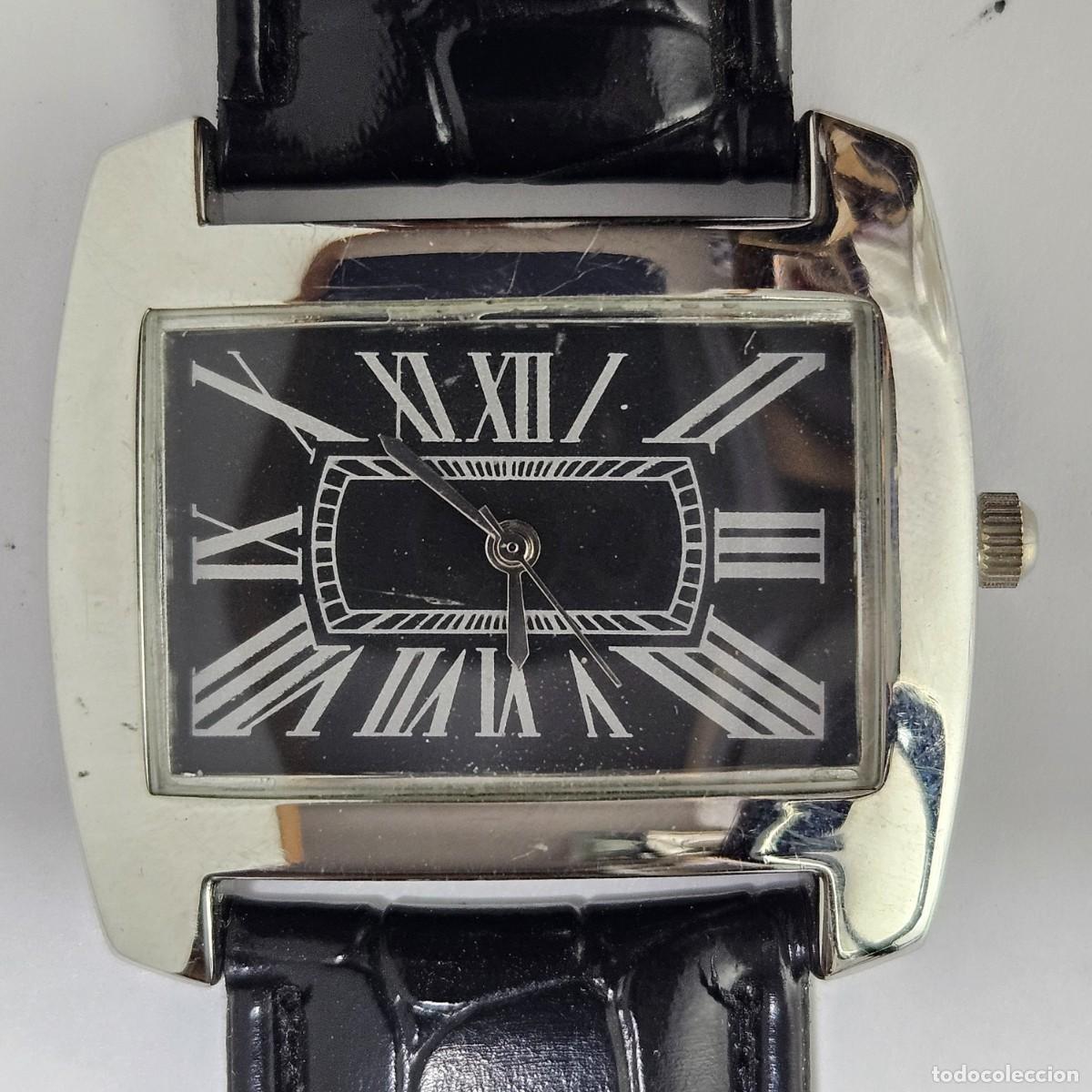 Ricambi di orologi: RELOJ SIN MARCA. QUARTZ. CON CORREA NEGRA-PARA PIEZAS REPUESTOS O REPARACI&Oacute;N