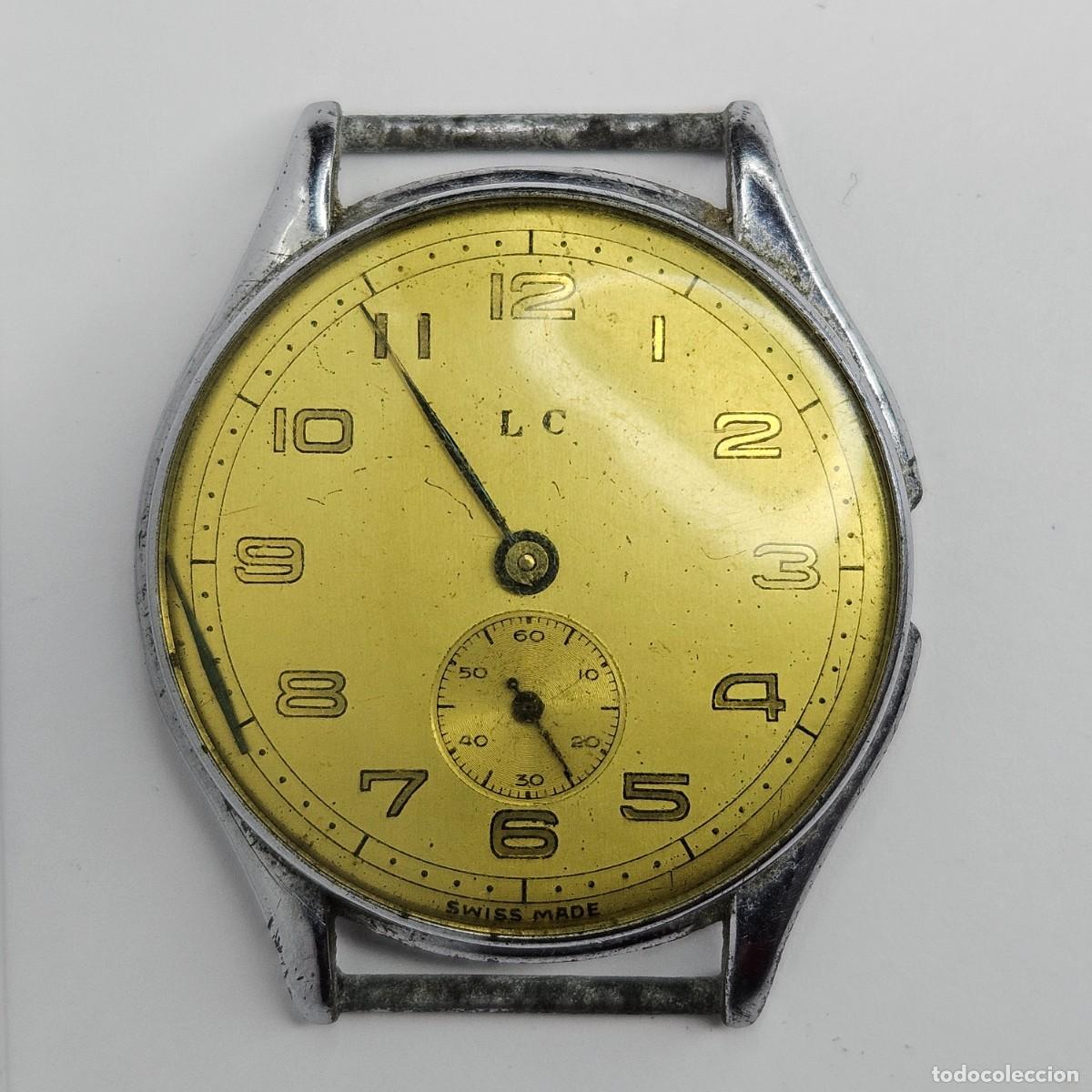 Pe&ccedil;as de reposi&ccedil;&atilde;o de rel&oacute;gios: RELOJ LC-MAQUINARIA SWISS-CALIBER-ESFERA-AGUJAS-HOMBRE-&Oslash; 36 MM-PARA PIEZAS REPUESTOS O REPARACI&Oacute;N