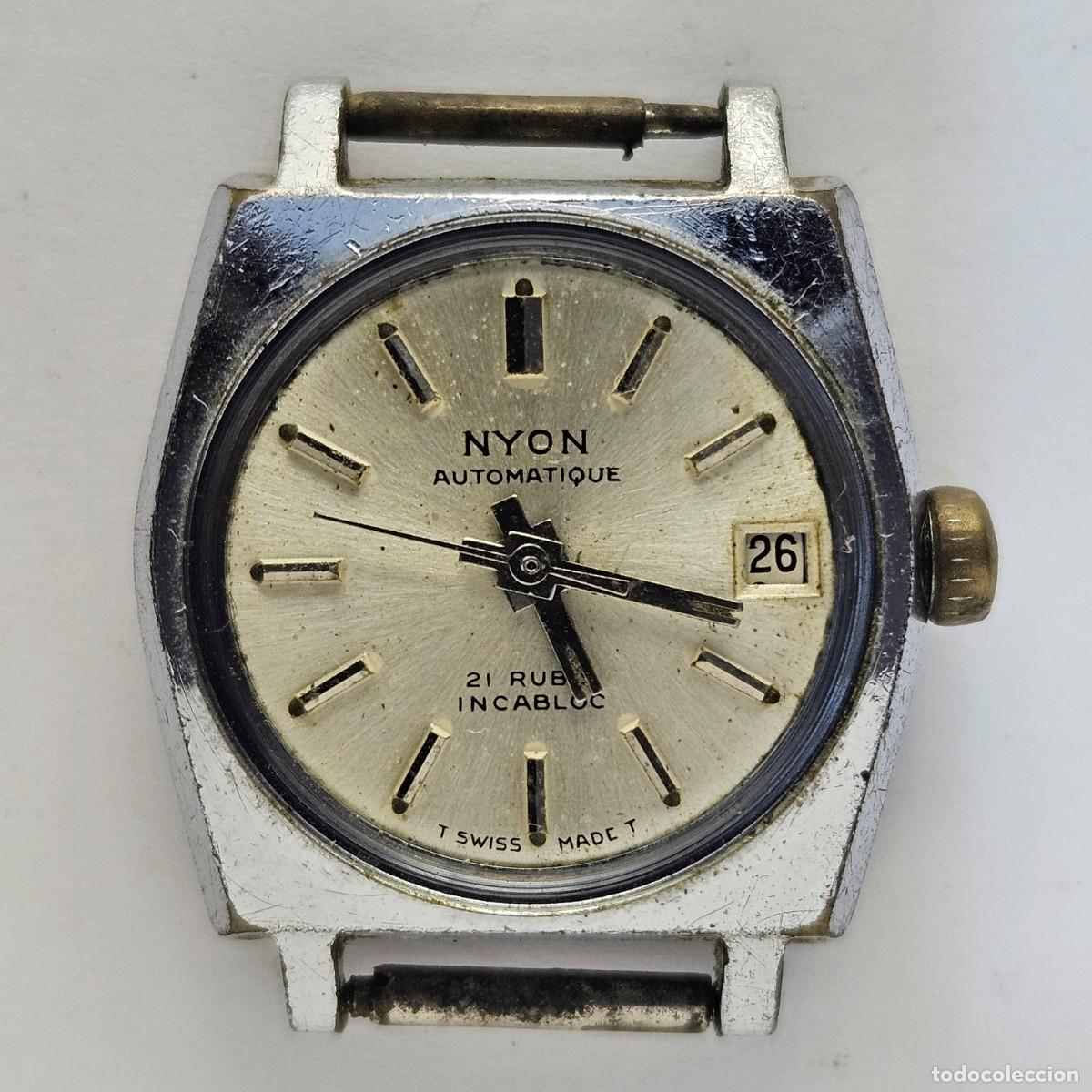 Ricambi di orologi: RELOJ AUTOM&Aacute;TICO NYON-CALIBRE ETA GY 2551-CALENDARIO-&Oslash; 22-A&Ntilde;OS 60-PARA PIEZAS REPUESTOS O REPARACI&Oacute;N