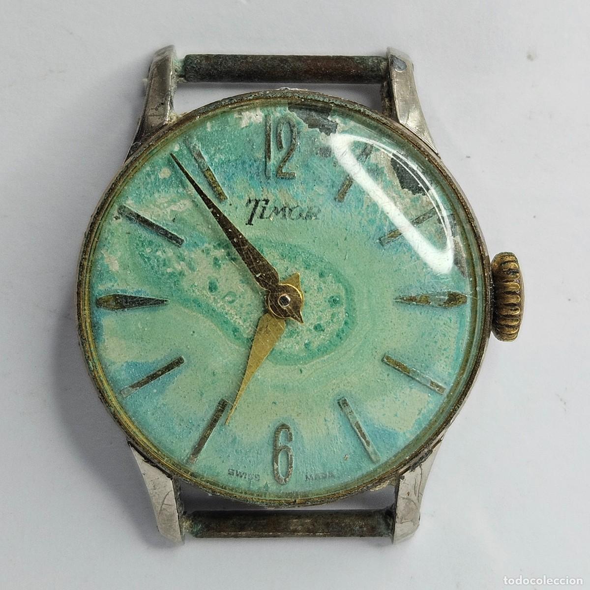 Ricambi di orologi: RELOJ TIMOR. SWISS. 15 JEWELS. ACERO INOXIDABLE-T 45604-&Oslash; 21,5 MM-PARA PIEZAS REPUESTOS O REPARACI&Oacute;N
