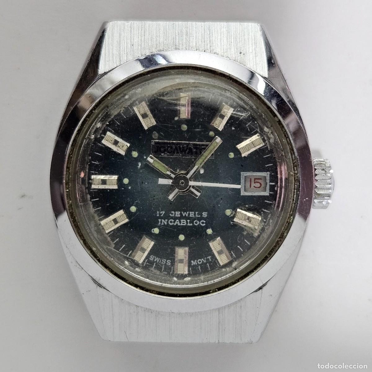 Ricambi di orologi: RELOJ JOCAWATCH-CALIBRE RAX 9035-SWISS-17 JEW-CALENDARIO-A&Ntilde;OS 70-PARA PIEZAS REPUESTOS O REPARACI&Oacute;N