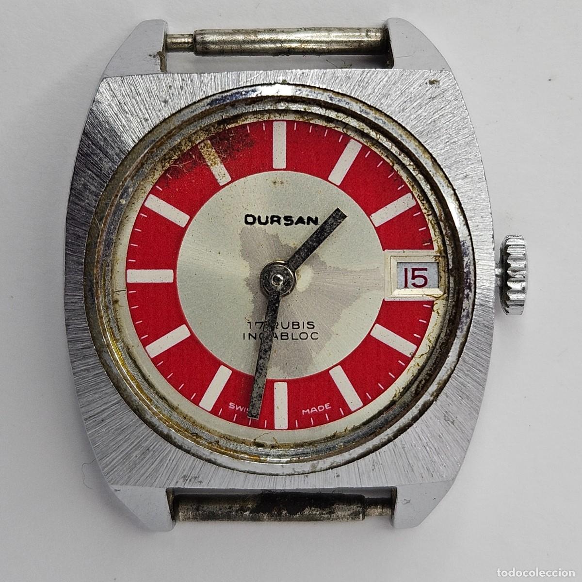 Ricambi di orologi: RELOJ DURSAN-SWISS-17 RUBIS-CALENDARIO-CALIBRE U 6480 N-A&Ntilde;OS 70-PARA PIEZAS REPUESTOS O REPARACI&Oacute;N