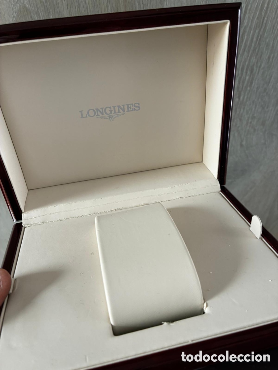 Recambios de relojes: Estuche reloj Longines de madera - Foto 5
