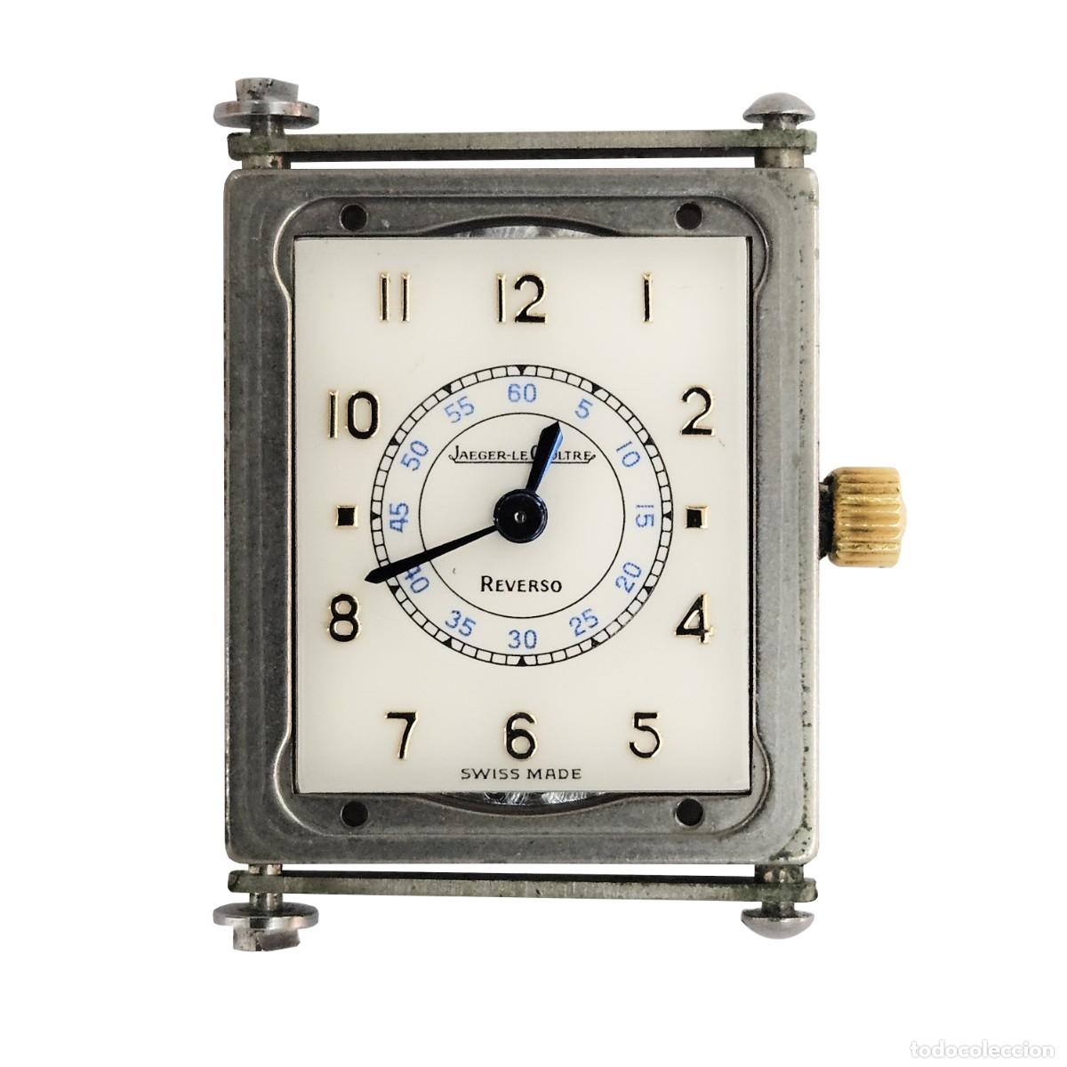 Pe&ccedil;as de reposi&ccedil;&atilde;o de rel&oacute;gios: MAQUINARIA-RELOJ JAEGER LECOUTRE REVERSE CALIBRE 608+BATA+ESFERA+CORONA JL+CRISTAL-A&Ntilde;OS 90- ART DECO