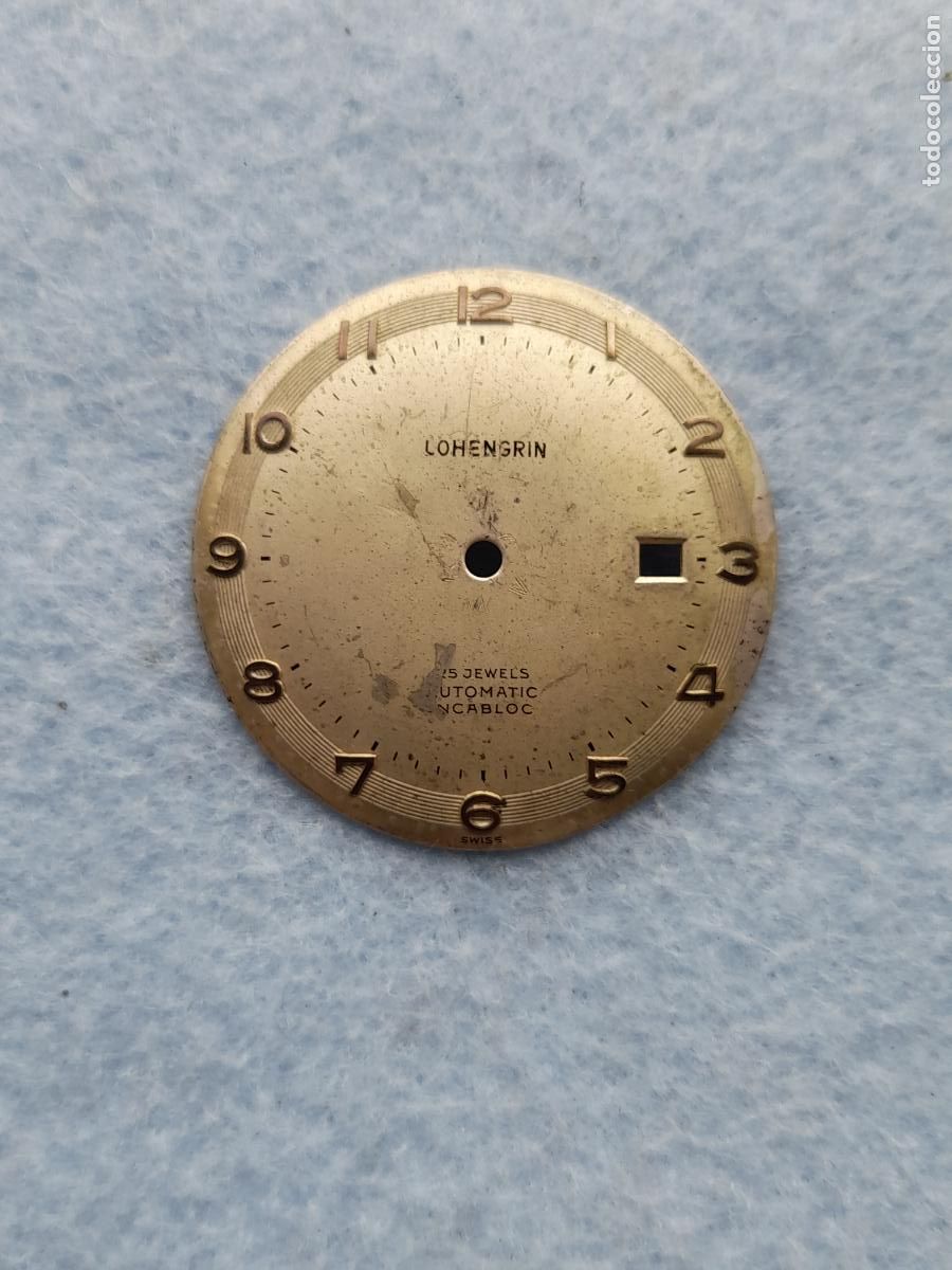 Recambios de relojes: Lohengrin. Esfera para Reloj Cl&aacute;sico de Caballero.