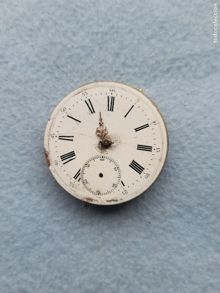 Pe&ccedil;as de reposi&ccedil;&atilde;o de rel&oacute;gios: M&aacute;quina para Reloj de Bolsillo Antiguo.