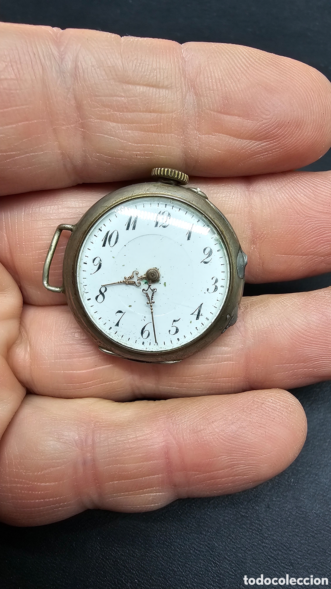 Recambios de relojes: Antiguo reloj de plata de ley 800 para restaurar o repuestos