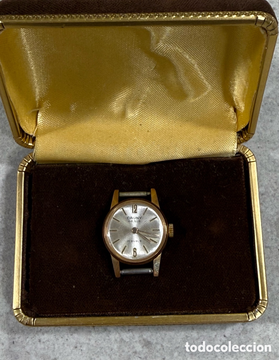 Recambios de relojes: Reloj Cauny Desir Prima Swiss 17 Rubis Vintage &ndash; Mec&aacute;nico